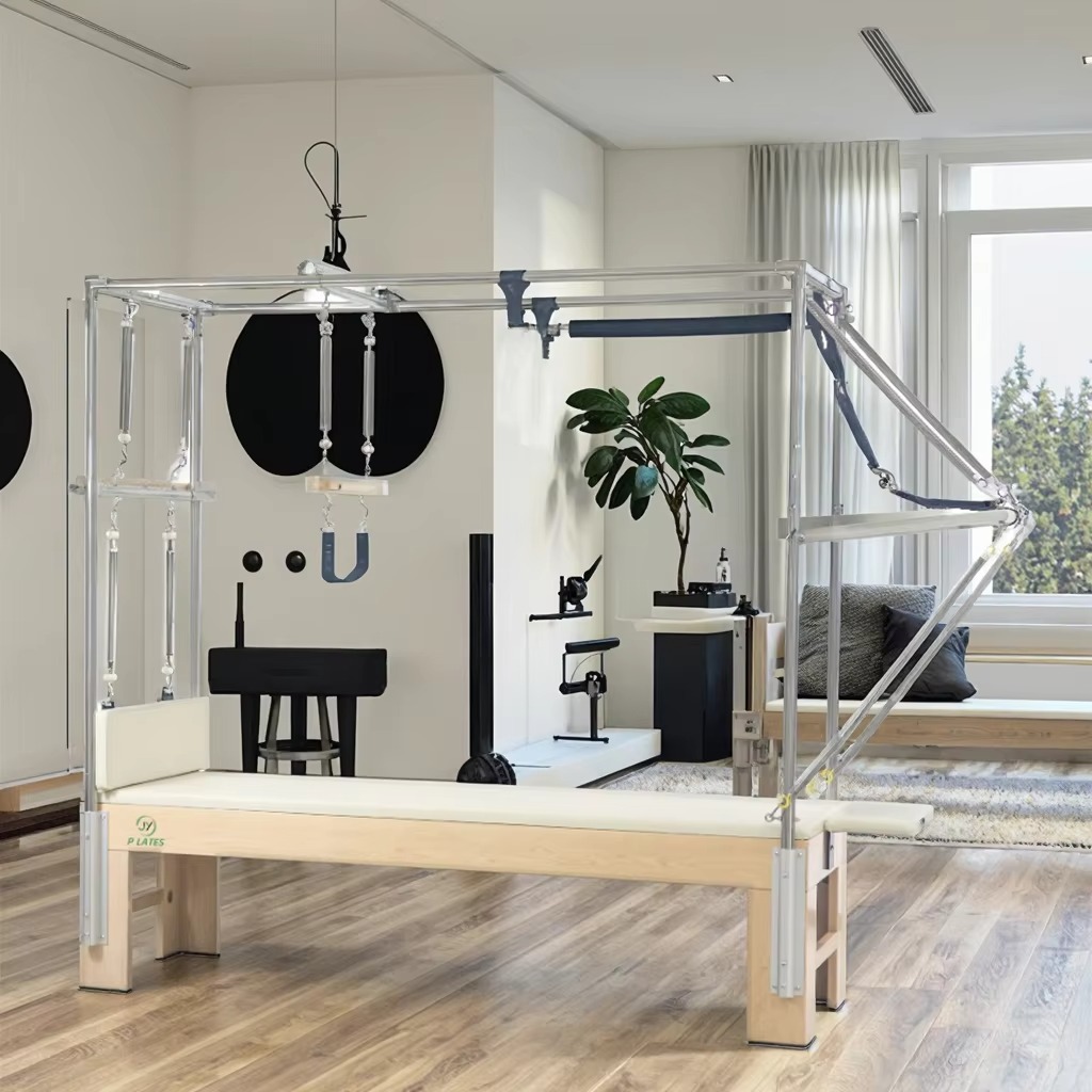Health & Wellness Unlimited - Profesyonel Ticari Dayanıklı Akçaağaç Pilates Reformerı