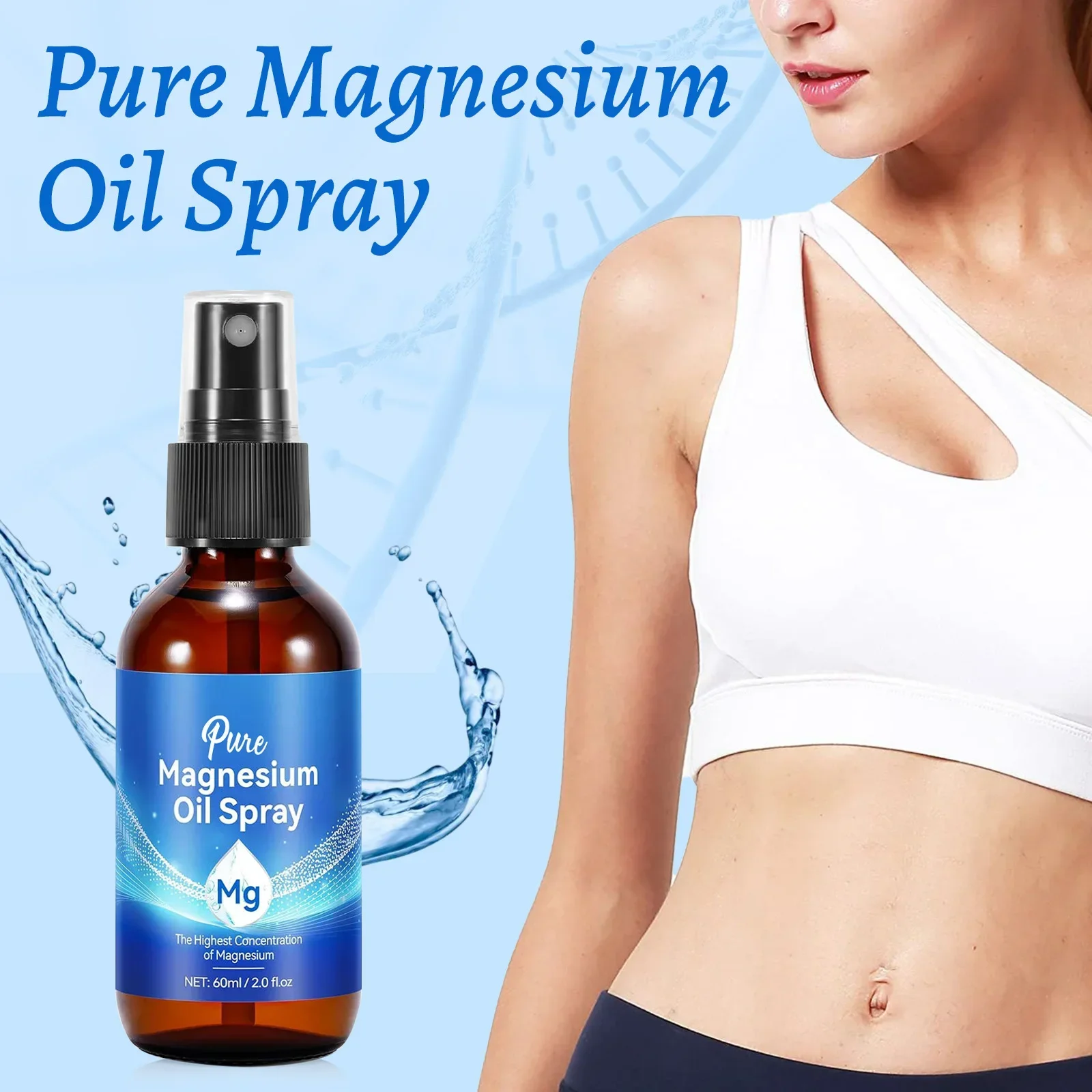Bath Salts Magnesium - Magnezyum Vücut Yağı Spreyi 60ml %10