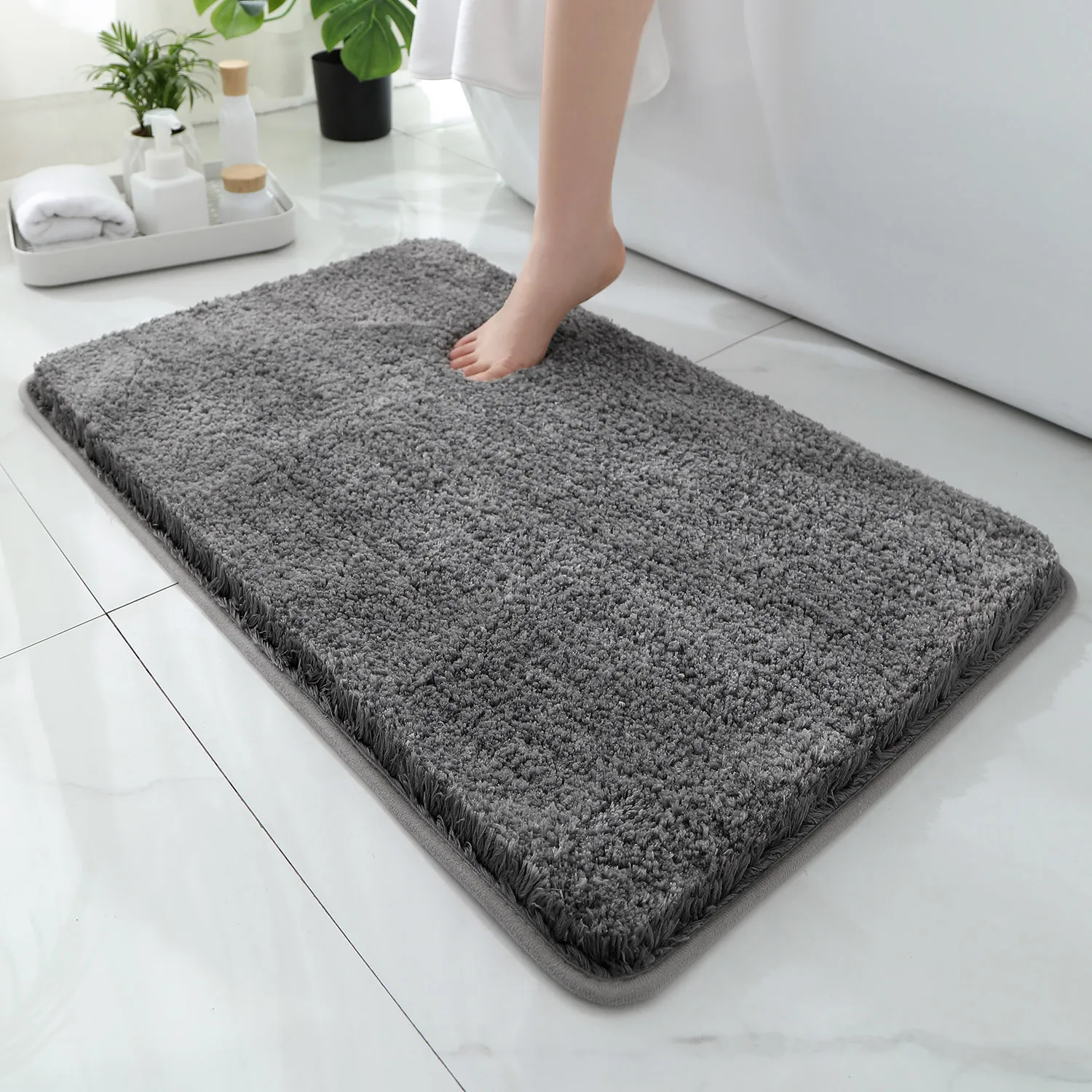 Yuvarlak ve kalınlaştırılmış b - Bamboo Bath Mat incelemesi ve fiyatı