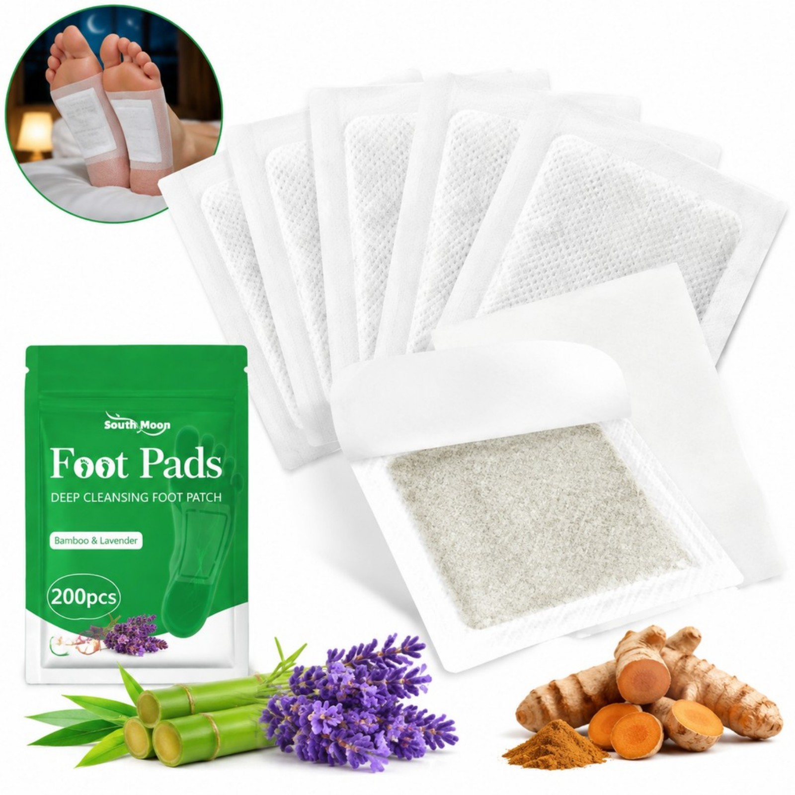 12/36/60/120 adet Zerdeçal Aya - Detox Foot Patch incelemesi ve fiyatı